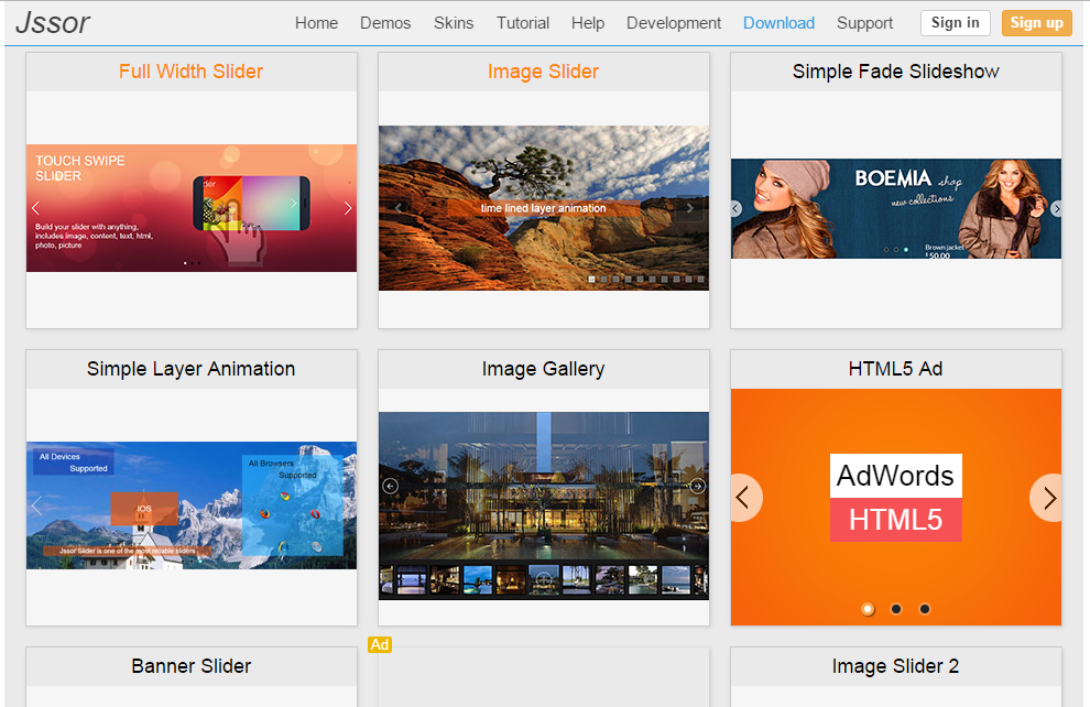 slider jquery miễn phí