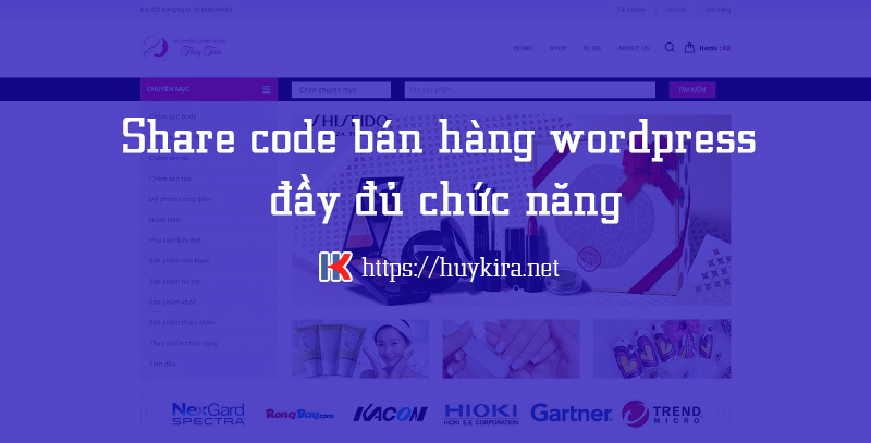 Share code bán hàng wordpress đầy đủ chức năng