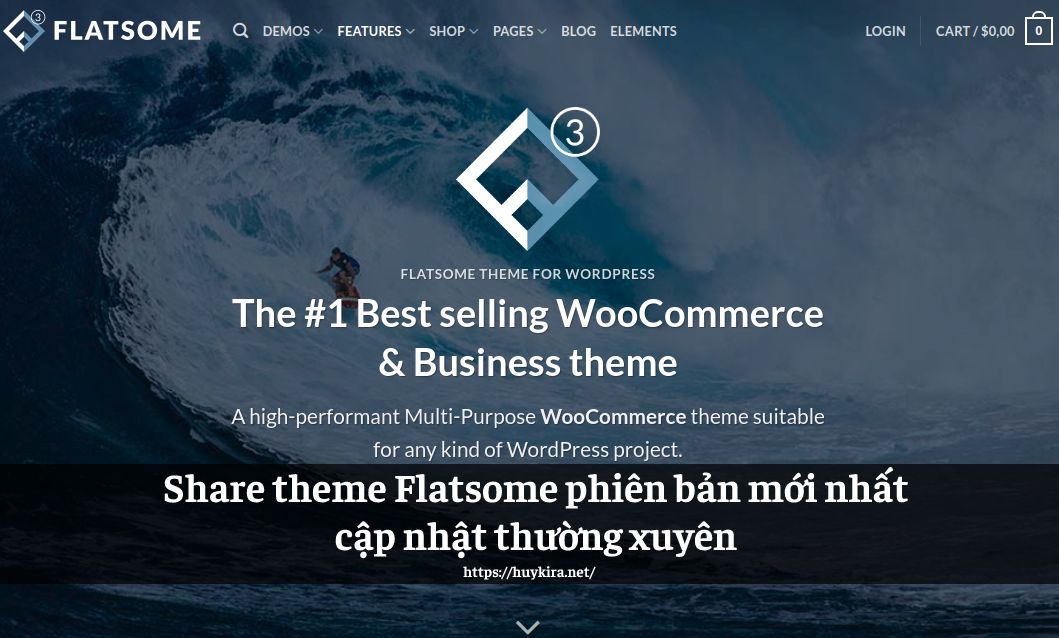 Share theme Flatsome phiên bản mới nhất cập nhật thường xuyên