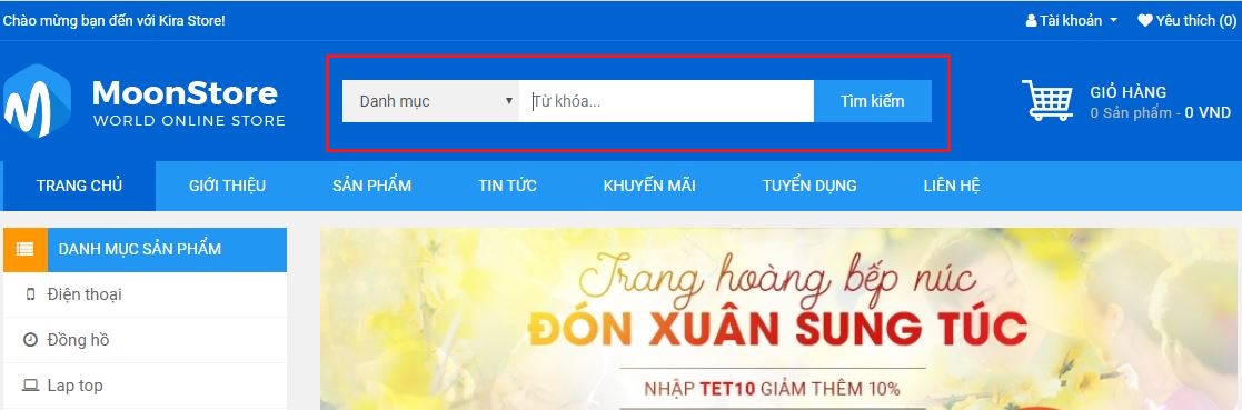 search sản phẩm theo danh mục