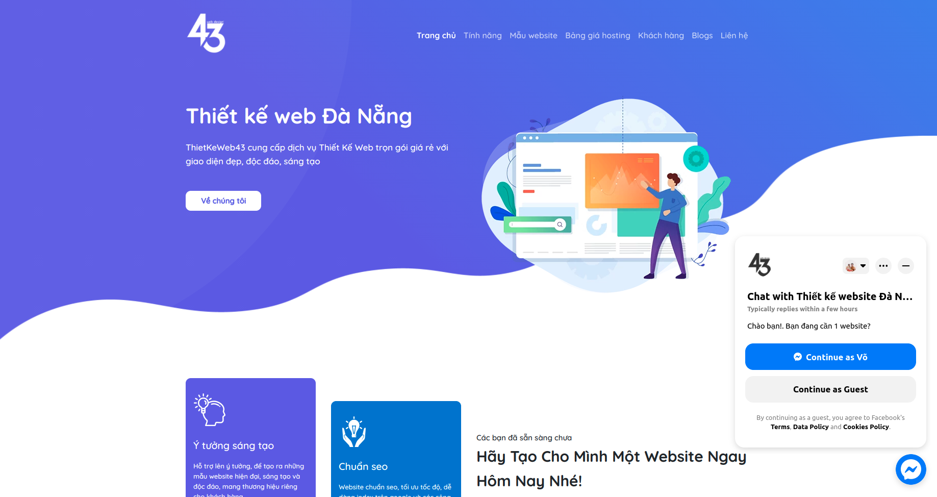 dịch vụ thiết kế website wordpress