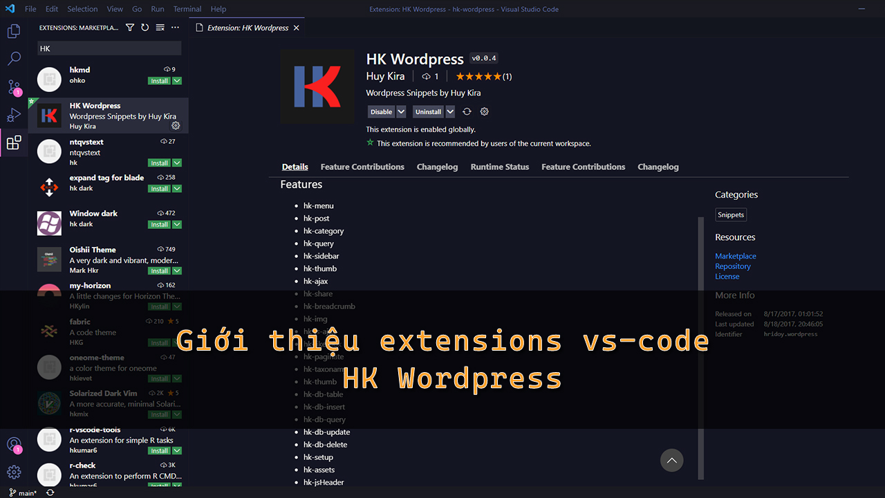 HK Wordpress