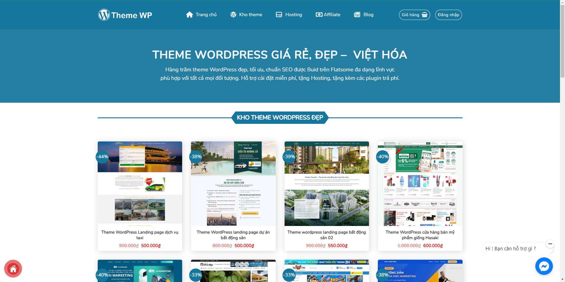 Giới thiệu với anh em địa chỉ mua theme giá rẻ uy tín